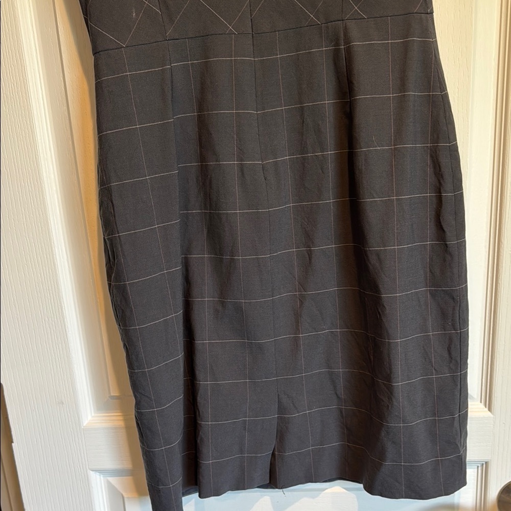 Banana Republic Dark Gray Midi Dress - Picture 8 of 8